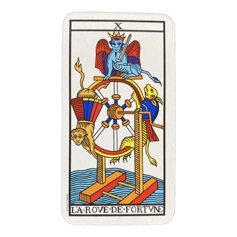 rueda de la fortuna tarot marsella|La Rueda de La Fortuna [Tarot]: Interpretación。